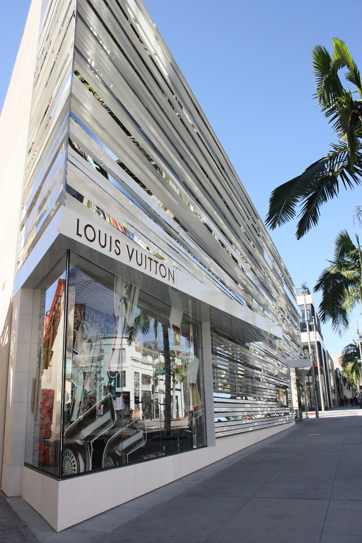 Louis Vuitton's Rodeo Drive renovation a mix of classic and cool