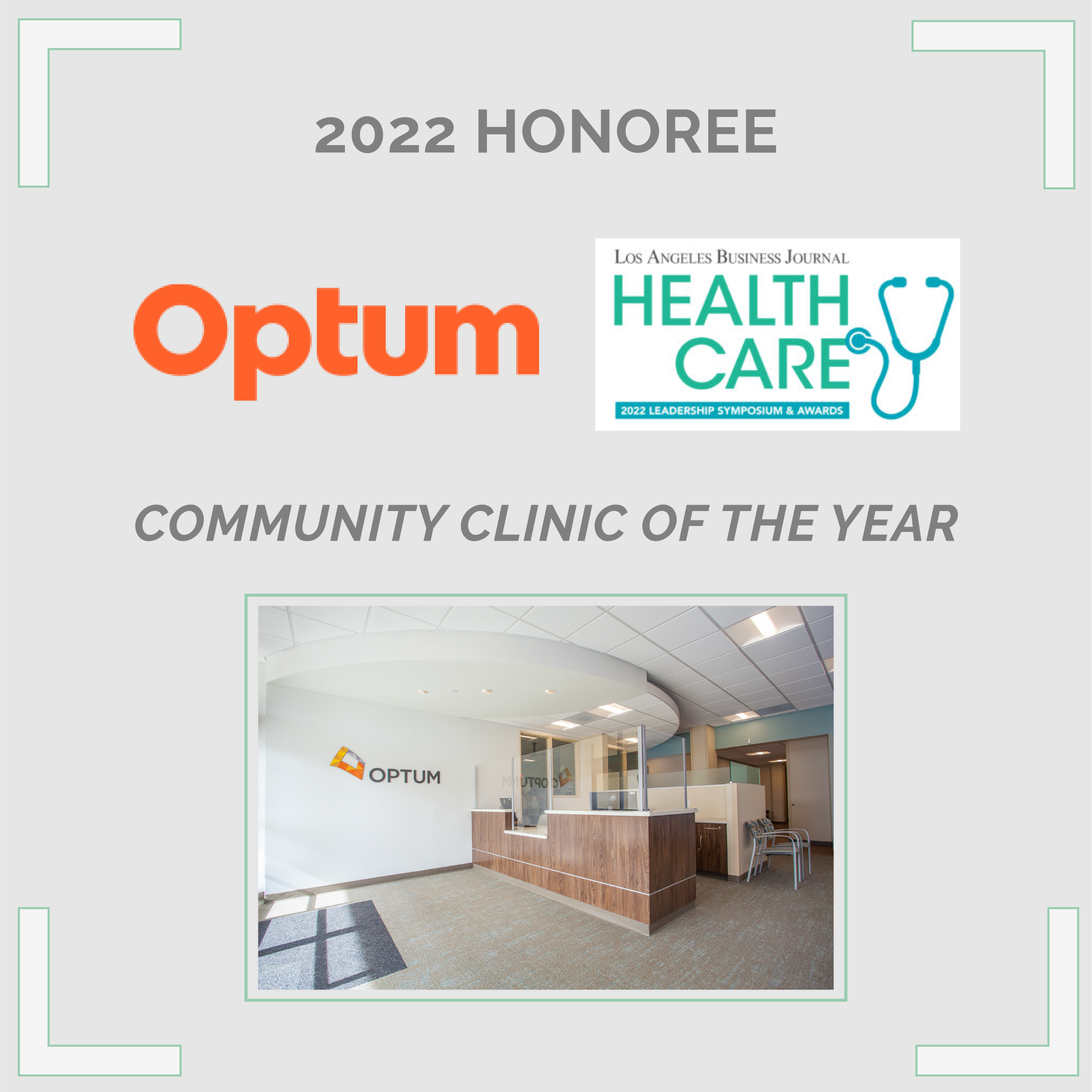 Honors: Optum’s Hemet Clinic
