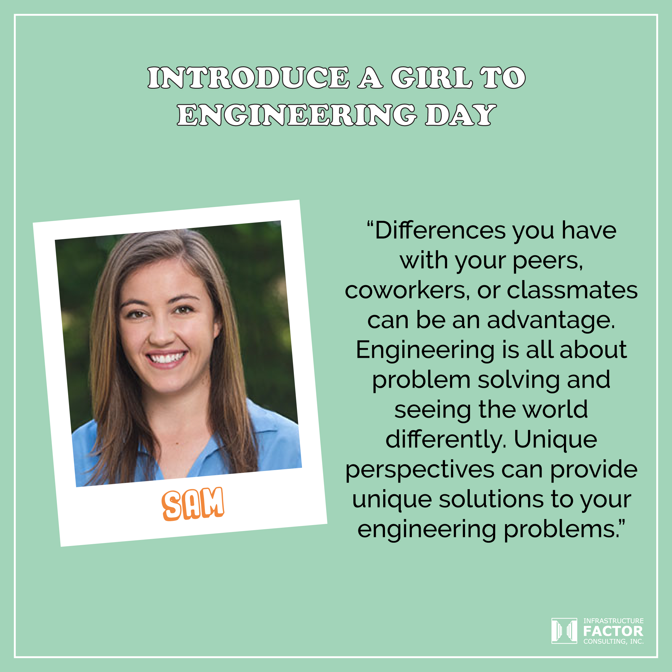 Introduce a Girl to Engineering Day iFactor